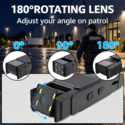 4K Rotatable Body Camera